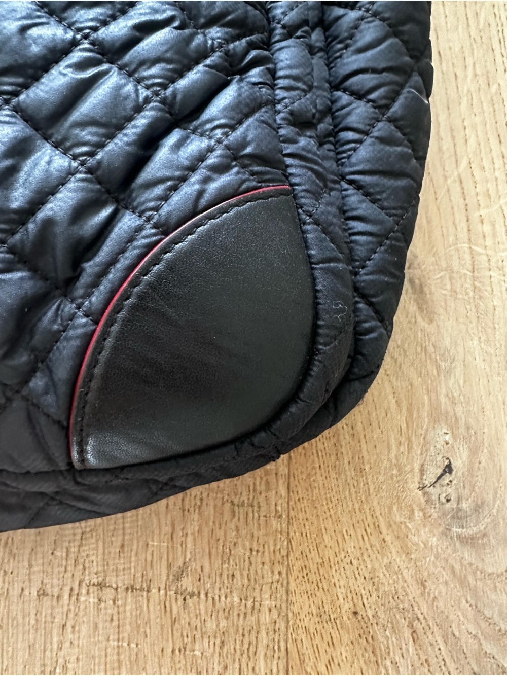MZ Wallace Black Crosby Quilted Backpack with Silver Hardware - Picture 3 of 9